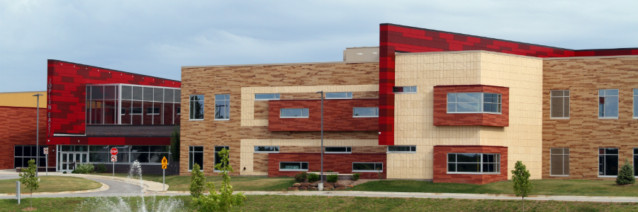exterior of East Middle School